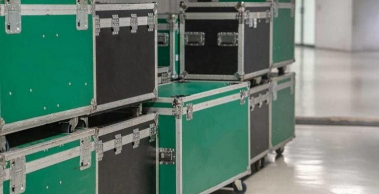 Storage boxes for DJ equipment